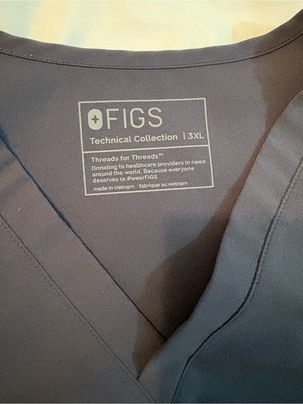 FIGS 3XL/2XL Scrubs Set - Charcoal Grey - EUC - Picture 5 of 8